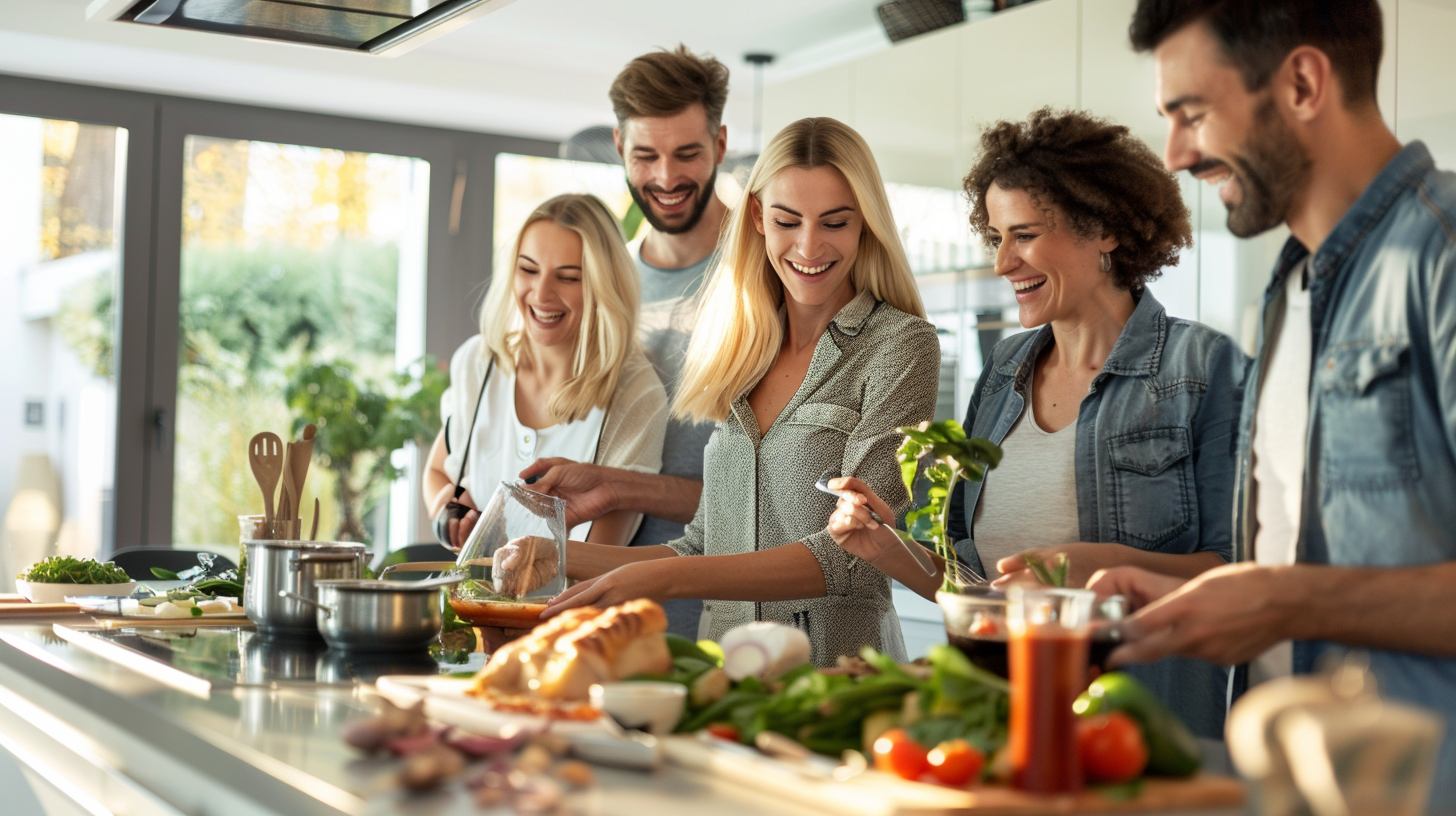 Приготування здорової їжі людьми різного віку